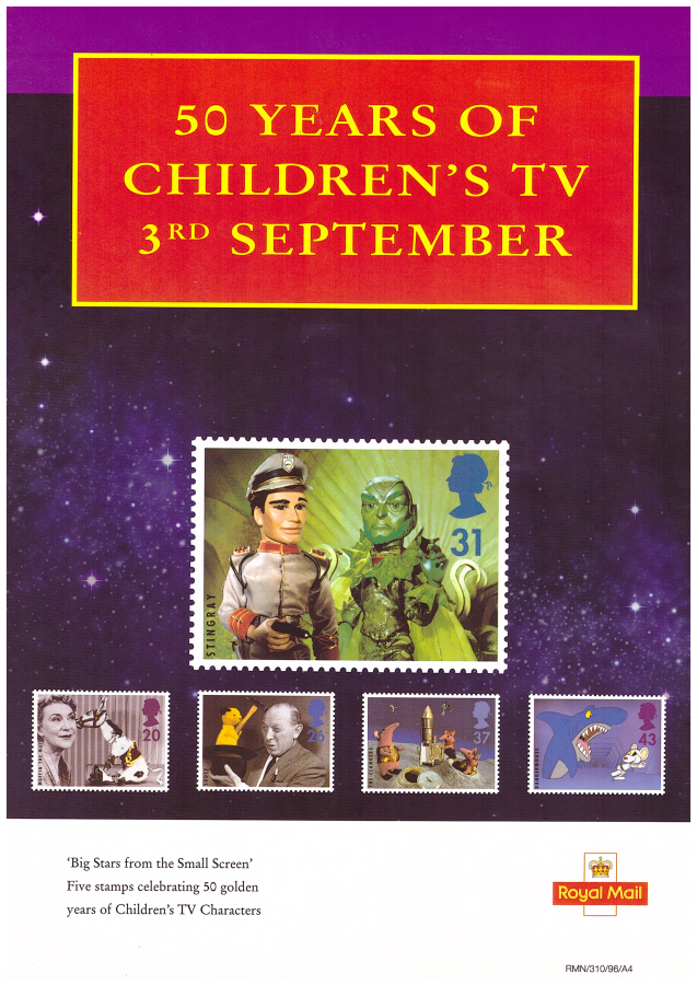 (image for) 1996 Children's TV Post Office A4 poster. RMN/310/96/A4.